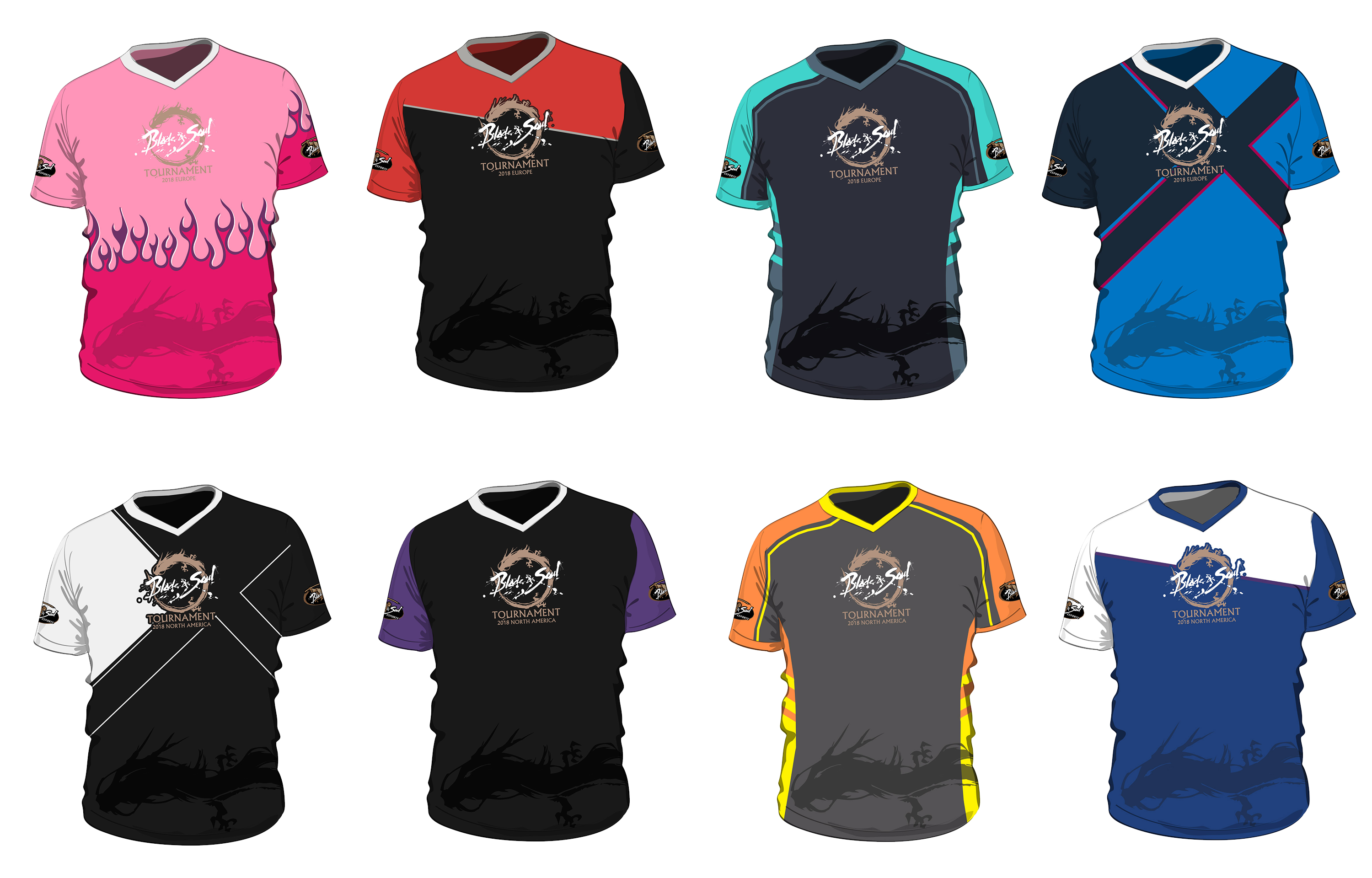 team north america jersey colors